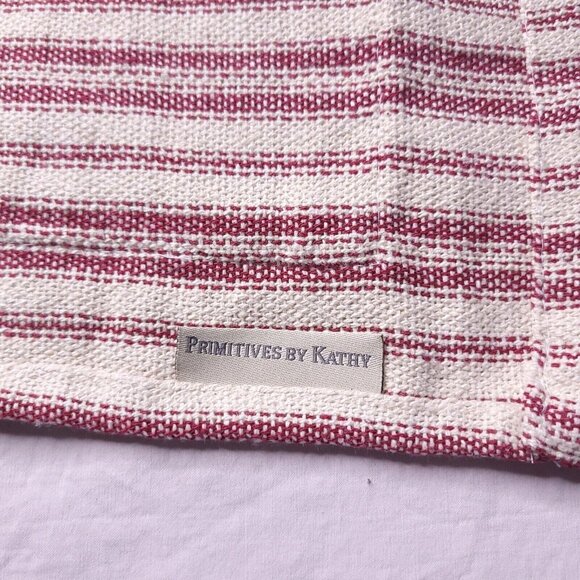 Christmas Countdown Calendar Wall Hanging Pocket Red & White Stripes - Picture 6 of 7